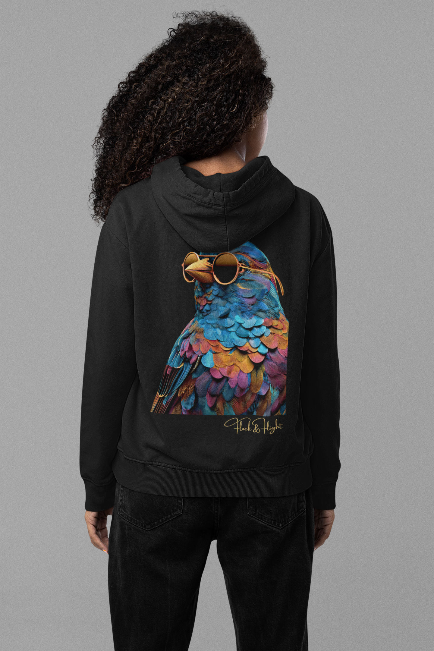Finch Aviator Hoodie – Limited Edition Bird Lover Streetwear by Flock & Flight