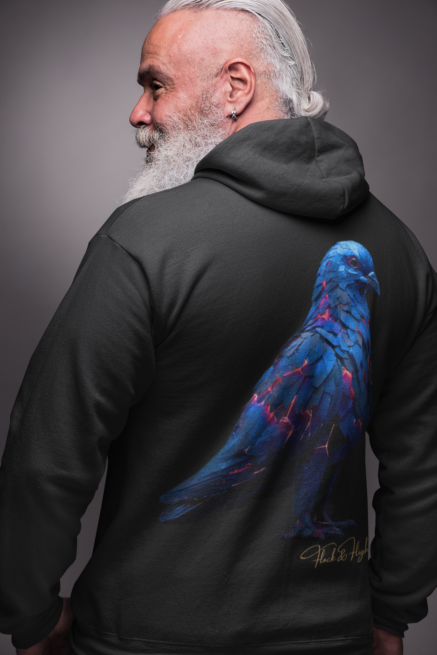 Ember Flock Pigeon Hoodie – Limited Edition Bird Streetwear (Premium Line)