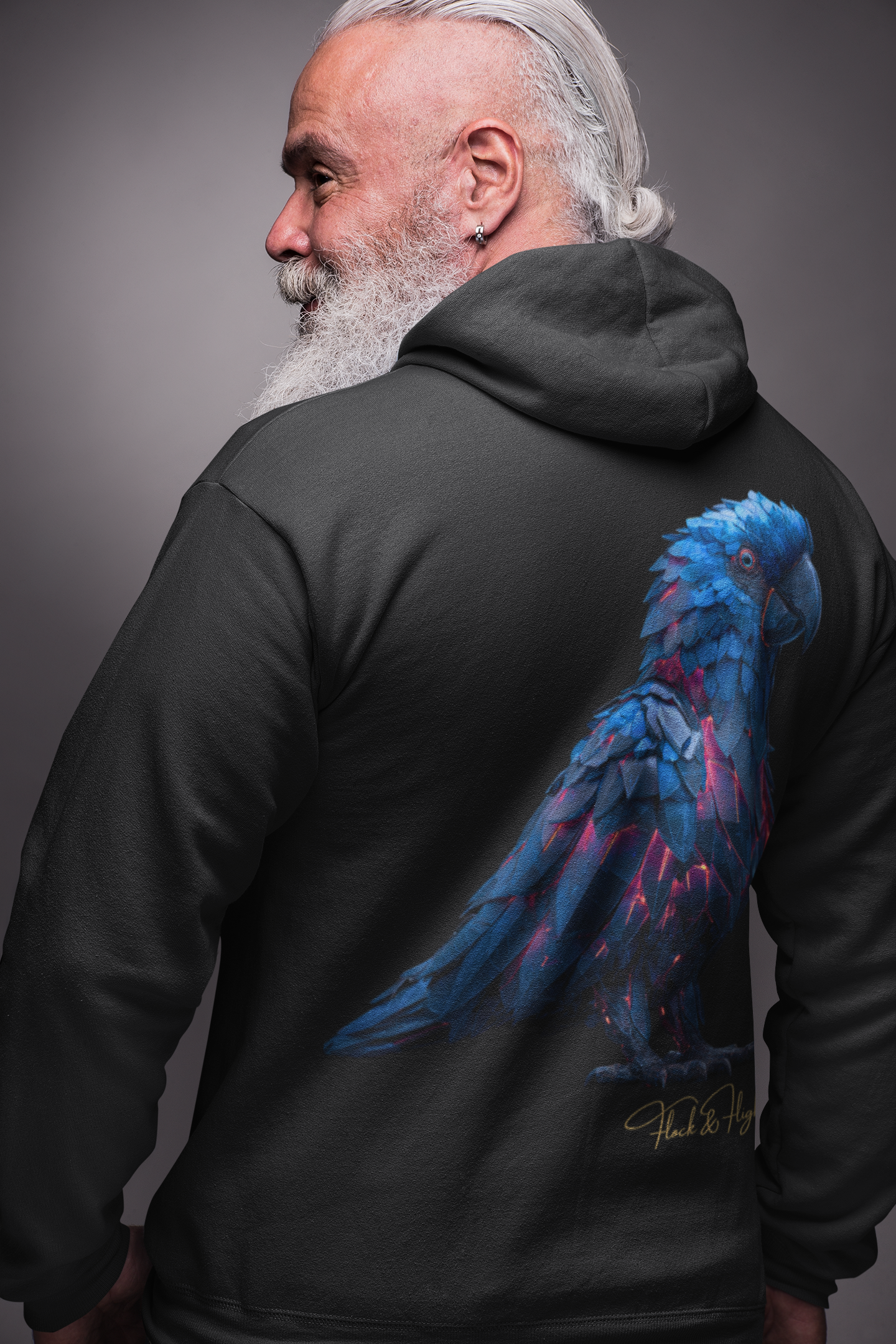 Ember Flock Macaw Hoodie – Limited Edition Bird Streetwear (Premium Line)