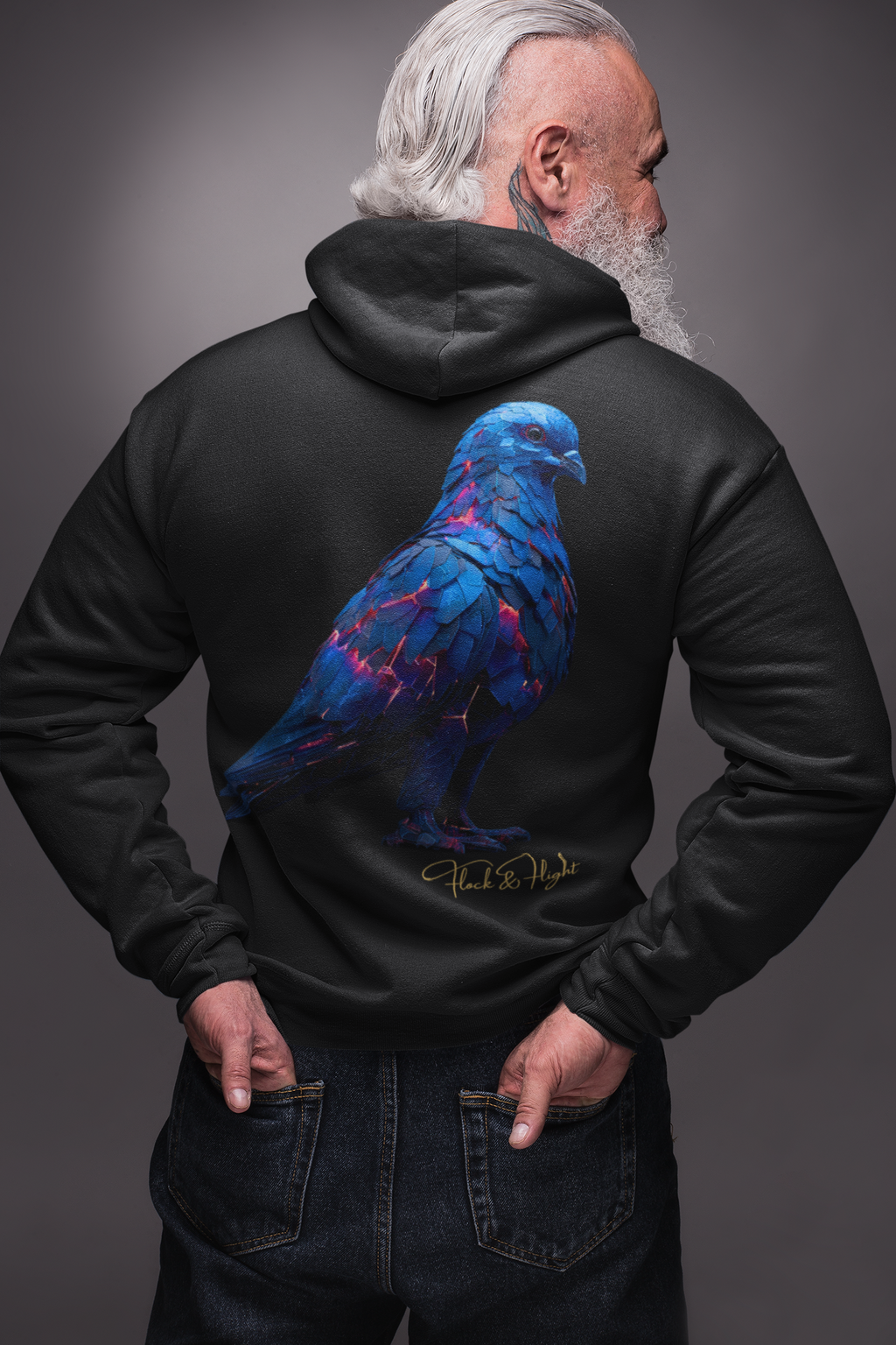 Ember Flock Pigeon Hoodie – Limited Edition Bird Streetwear (Premium Line)