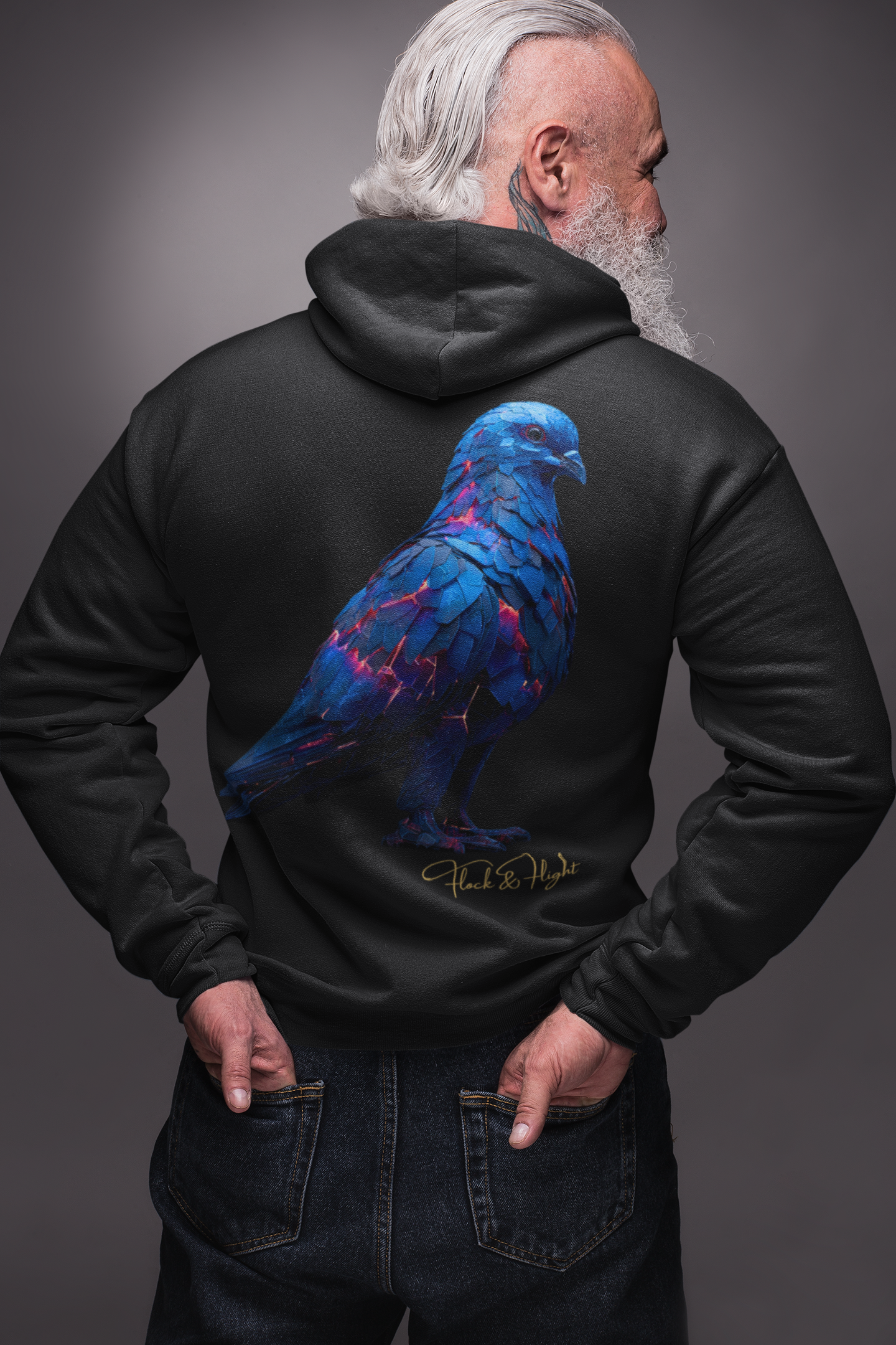 Ember Flock Pigeon Hoodie – Limited Edition Bird Streetwear (Premium Line)