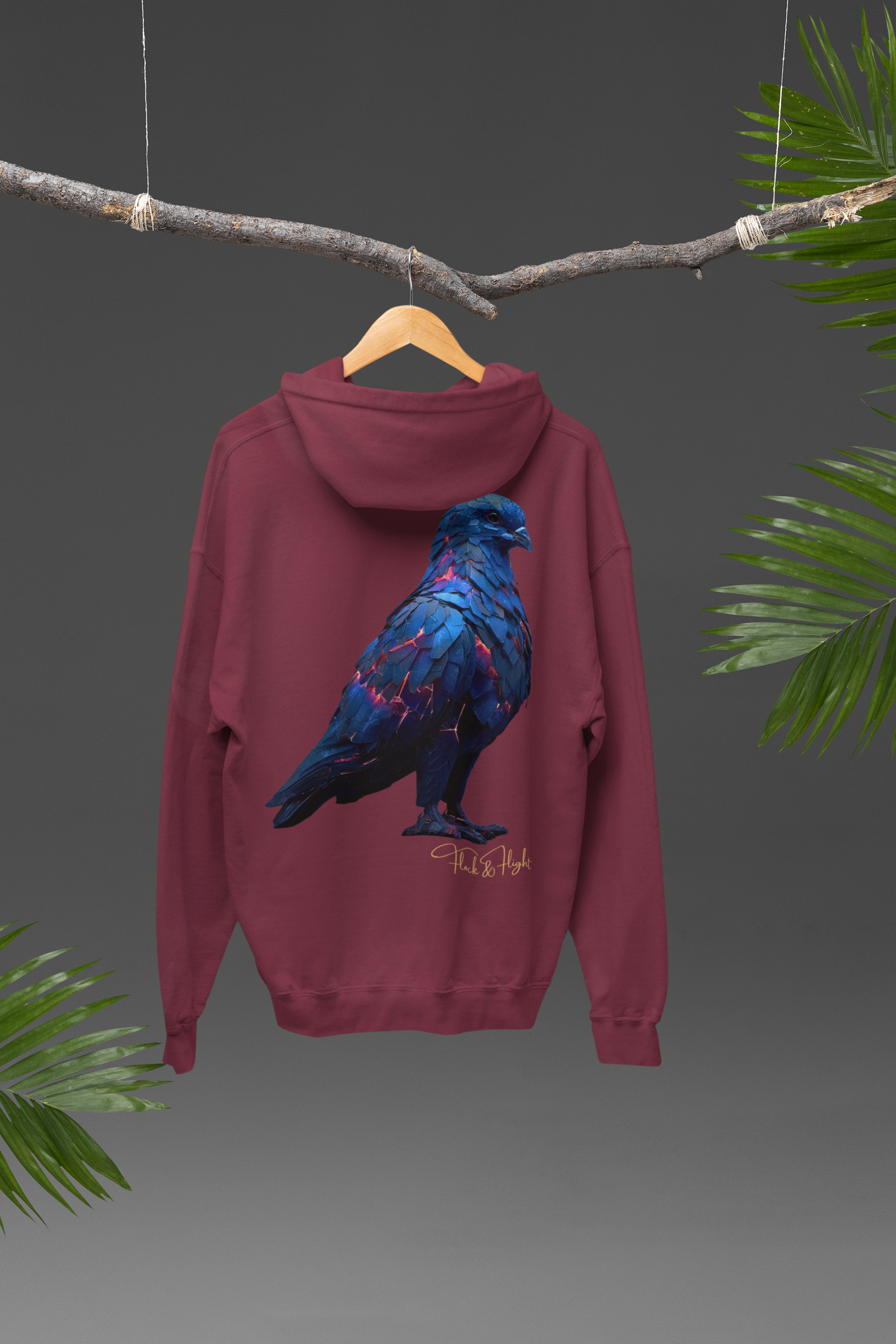 Ember Flock Pigeon Hoodie – Limited Edition Bird Streetwear (Premium Line)