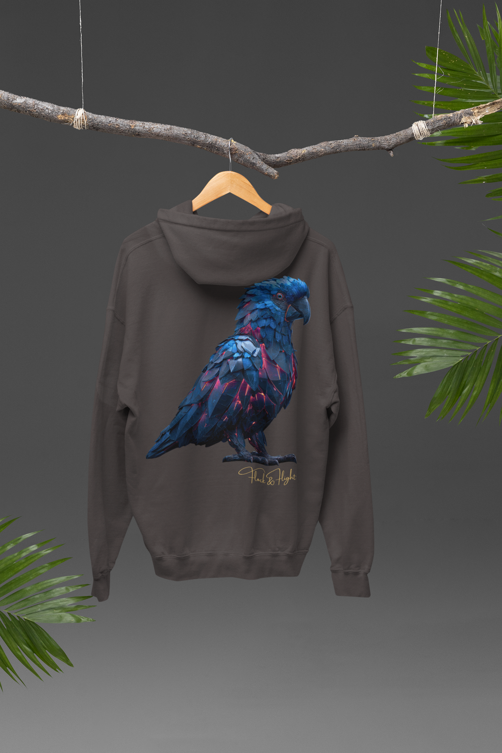 Ember Flock Macaw Hoodie – Limited Edition Bird Streetwear (Premium Line)