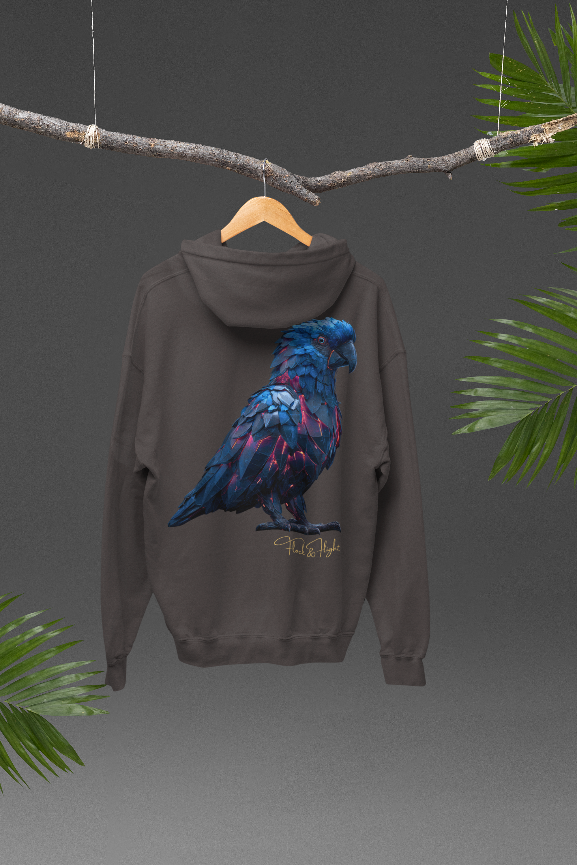 Ember Flock Macaw Hoodie – Limited Edition Bird Streetwear (Premium Line)
