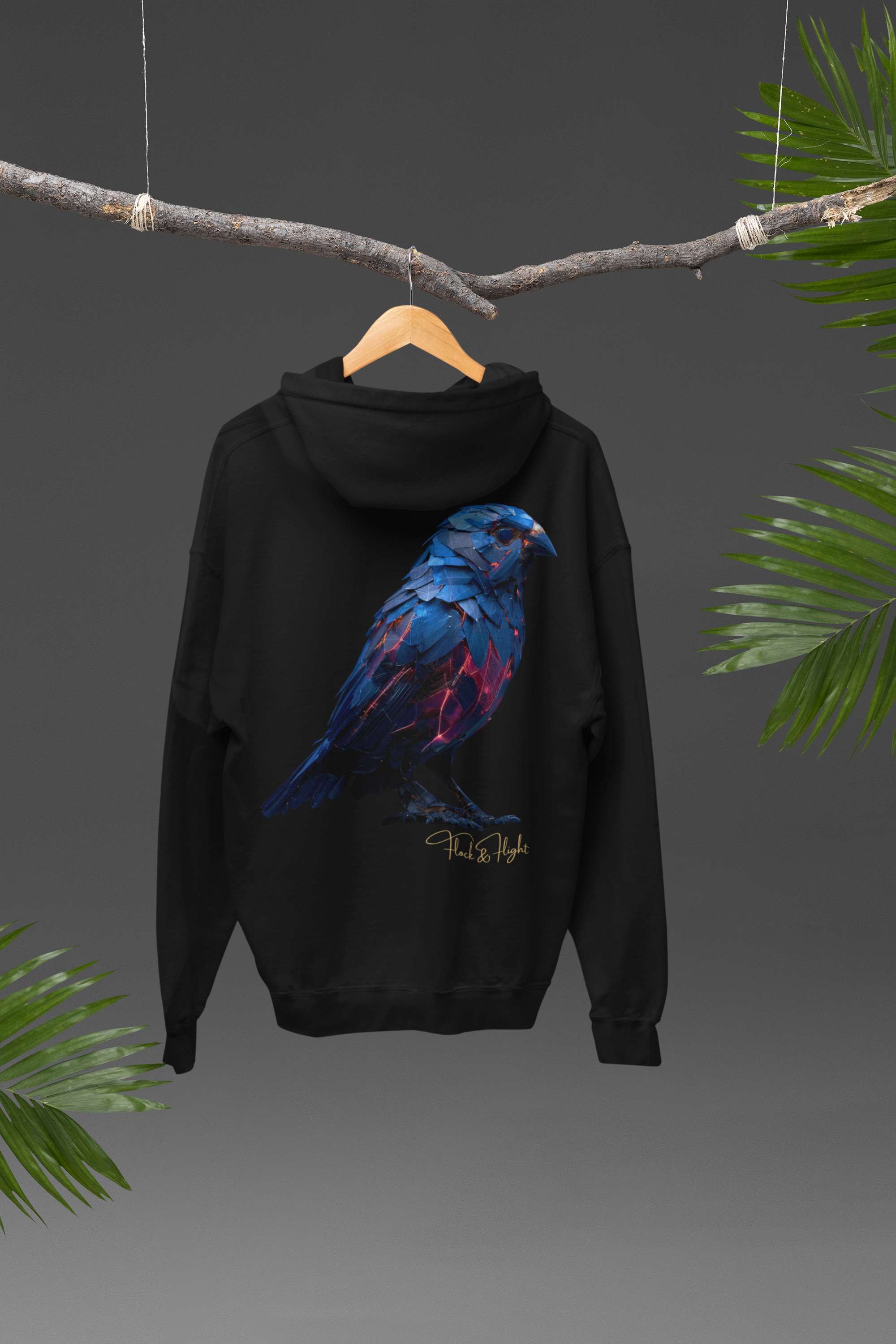 Ember Flock Finch Hoodie & T-Shirt – Limited Edition Bird Streetwear (250 Worldwide)