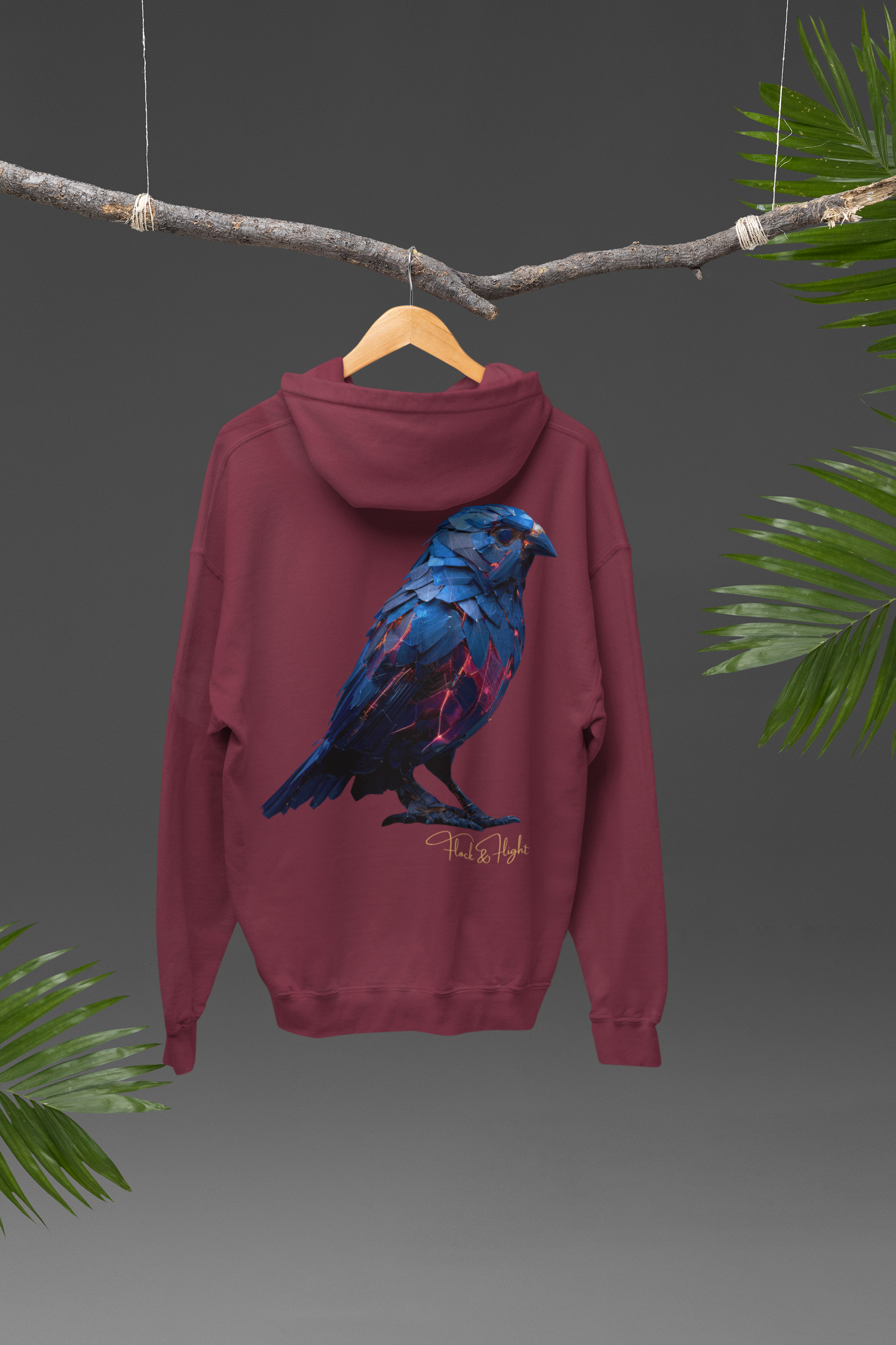 Ember Flock Finch Hoodie & T-Shirt – Limited Edition Bird Streetwear (250 Worldwide)