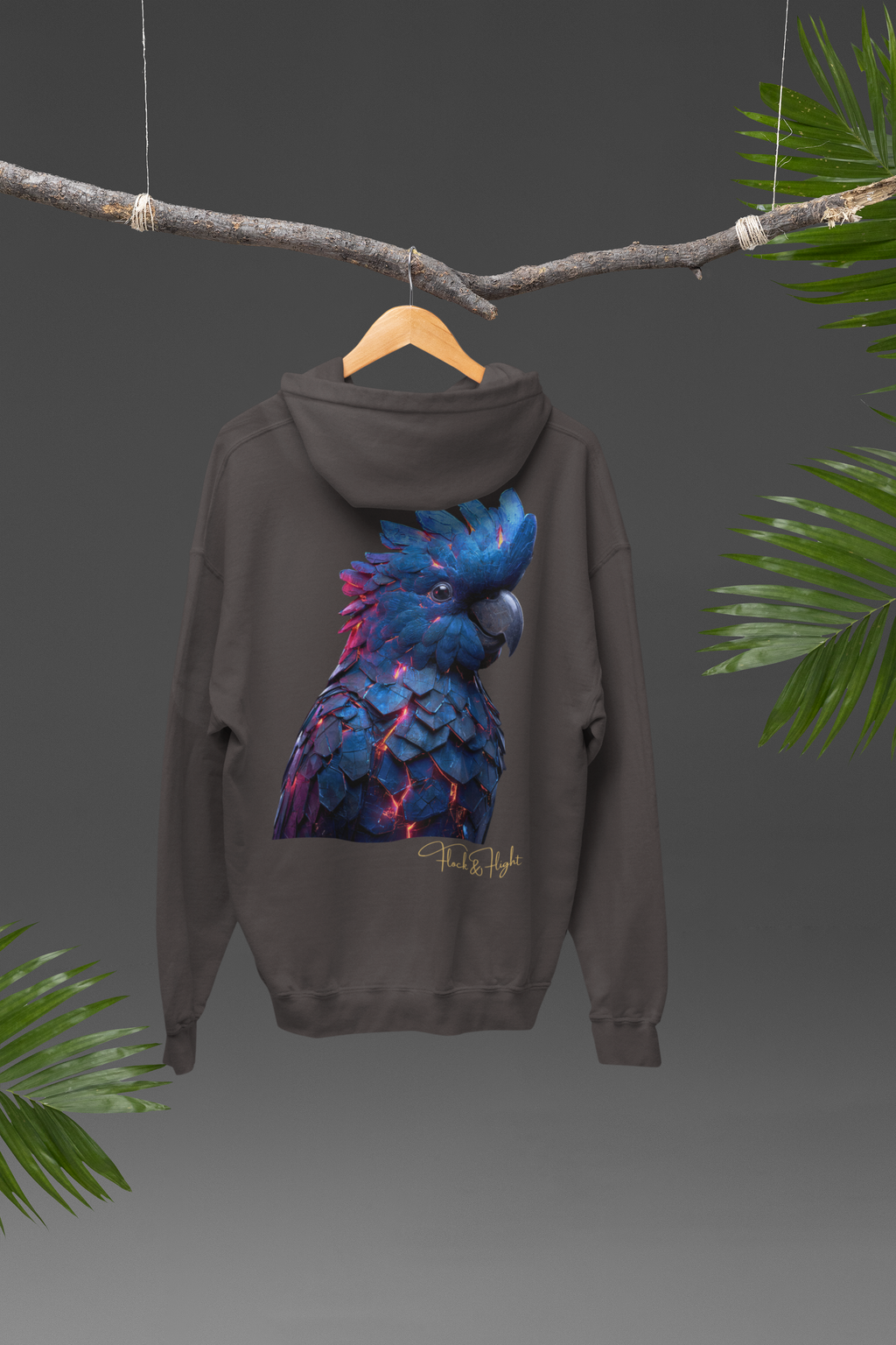 Ember Flock Cockatoo Hoodie – Limited Edition Bird Streetwear (250 Worldwide)