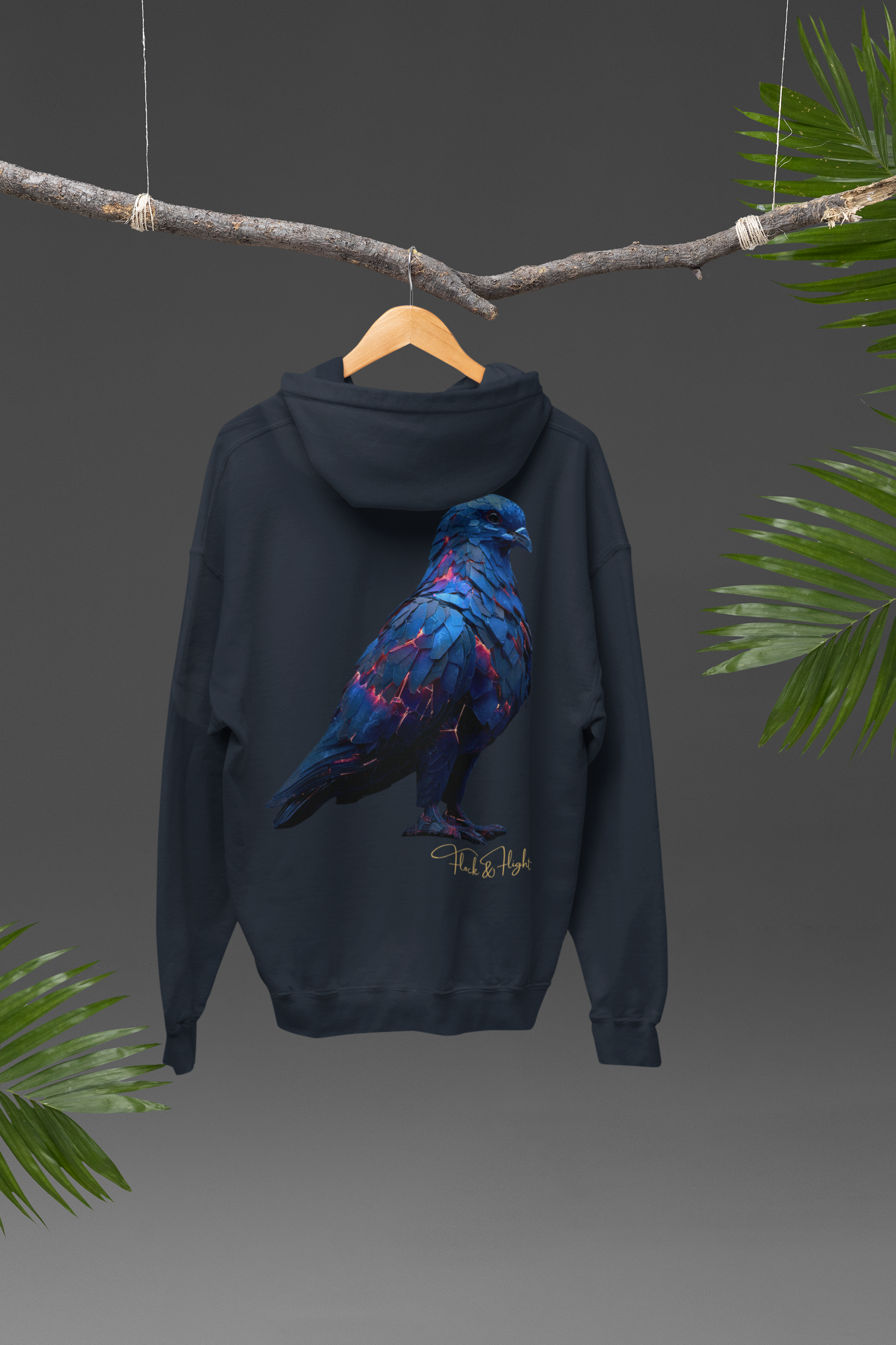 Ember Flock Pigeon Hoodie – Limited Edition Bird Streetwear (Premium Line)