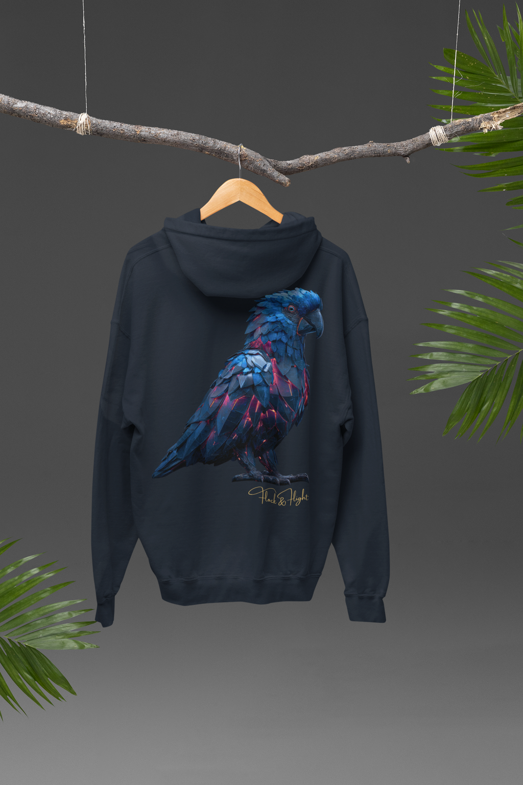 Ember Flock Macaw Hoodie – Limited Edition Bird Streetwear (Premium Line)