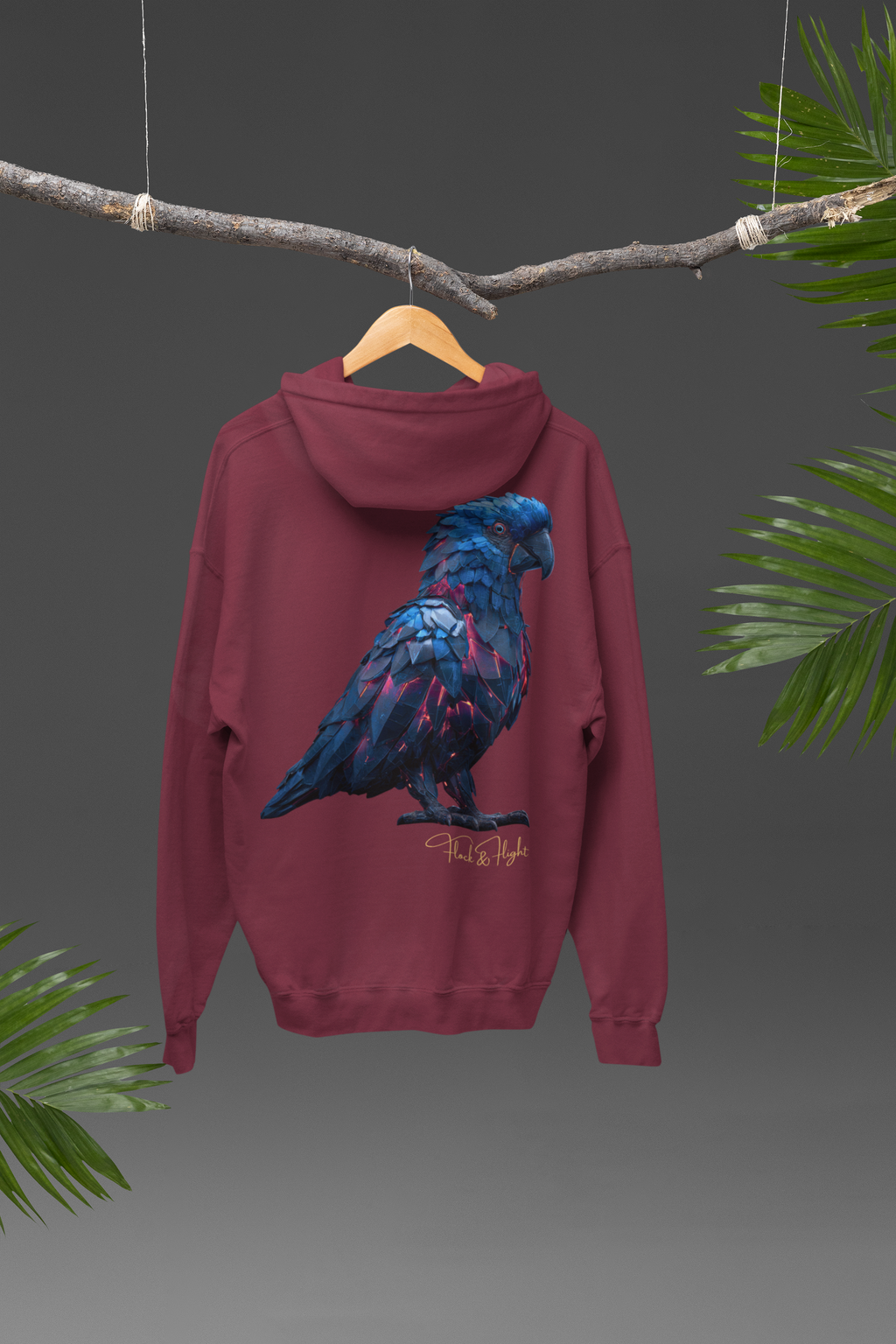 Ember Flock Macaw Hoodie – Limited Edition Bird Streetwear (Premium Line)
