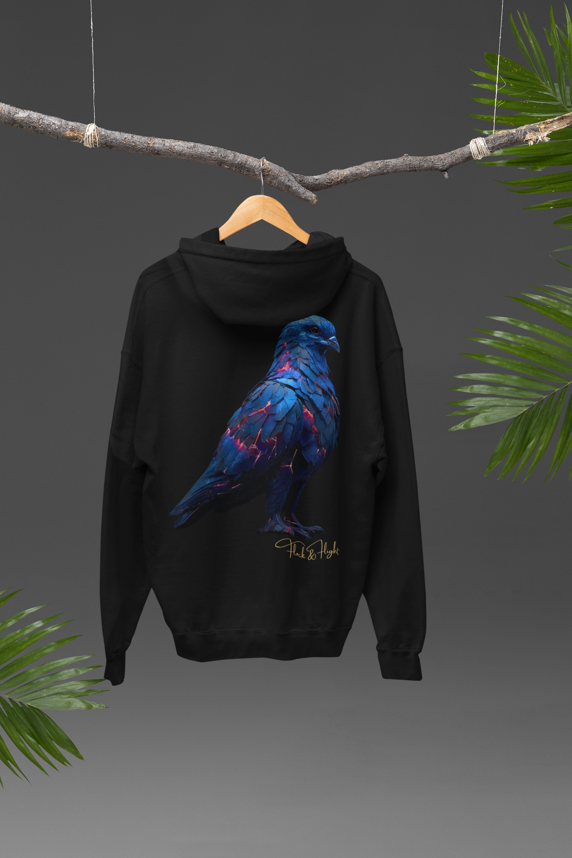Ember Flock Pigeon Hoodie – Limited Edition Bird Streetwear (Premium Line)
